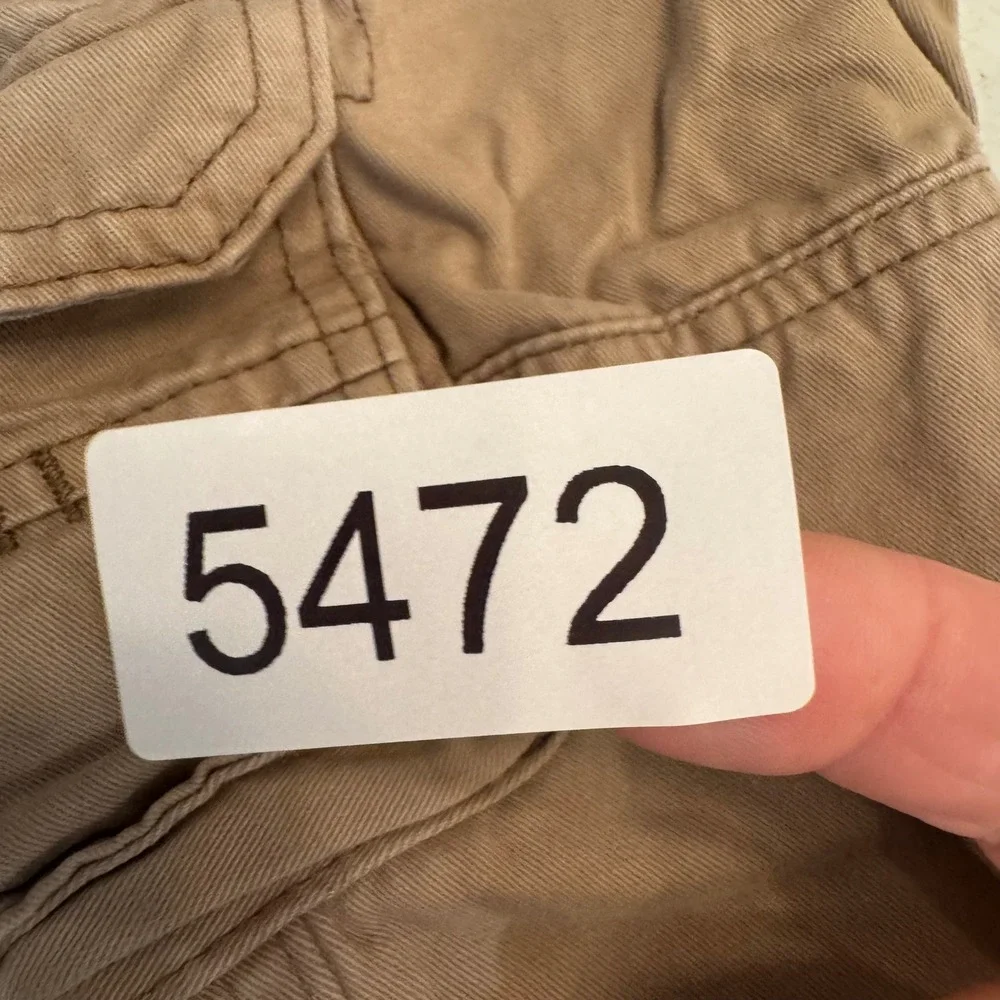 Wrangler Cargo Pants Toddler Boys 2T Khaki Tan Cotton Utility 8LCTFNK